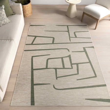 Nuloom Jovie Geometric Indoor/Outdoor Area Rug 5ft 3in x 7ft 7in GRNP07A-508